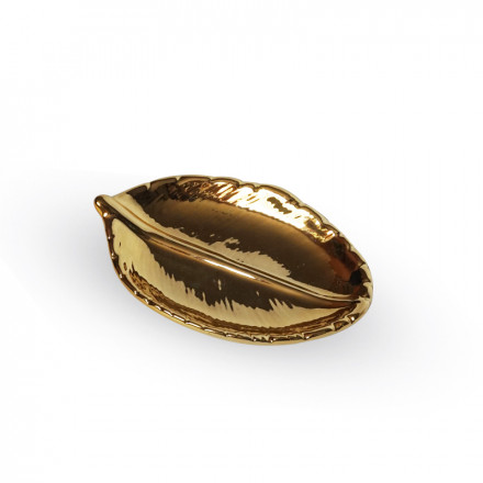 Gold Leaf Jewellery Plate
